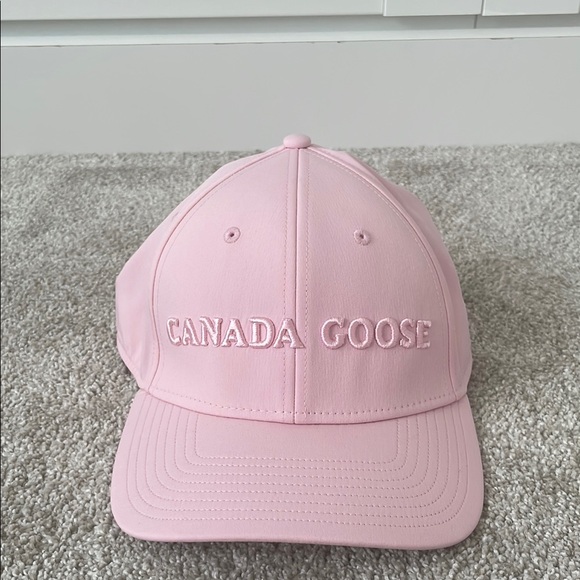 Canada Goose Light Pink Baseball Cap Hat - Picture 1 of 9